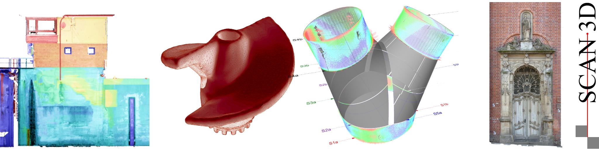 Scan3D Deformation Picture Map Mesh Surface Model Texture