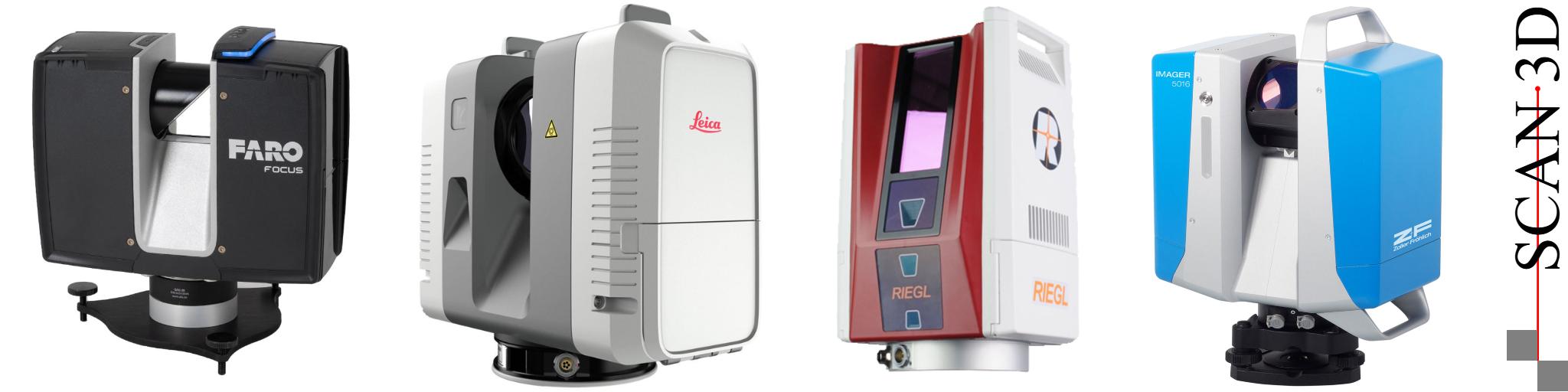 Scan3D Terrestrial Laser Scanners Faro Leica Riegl Z+F