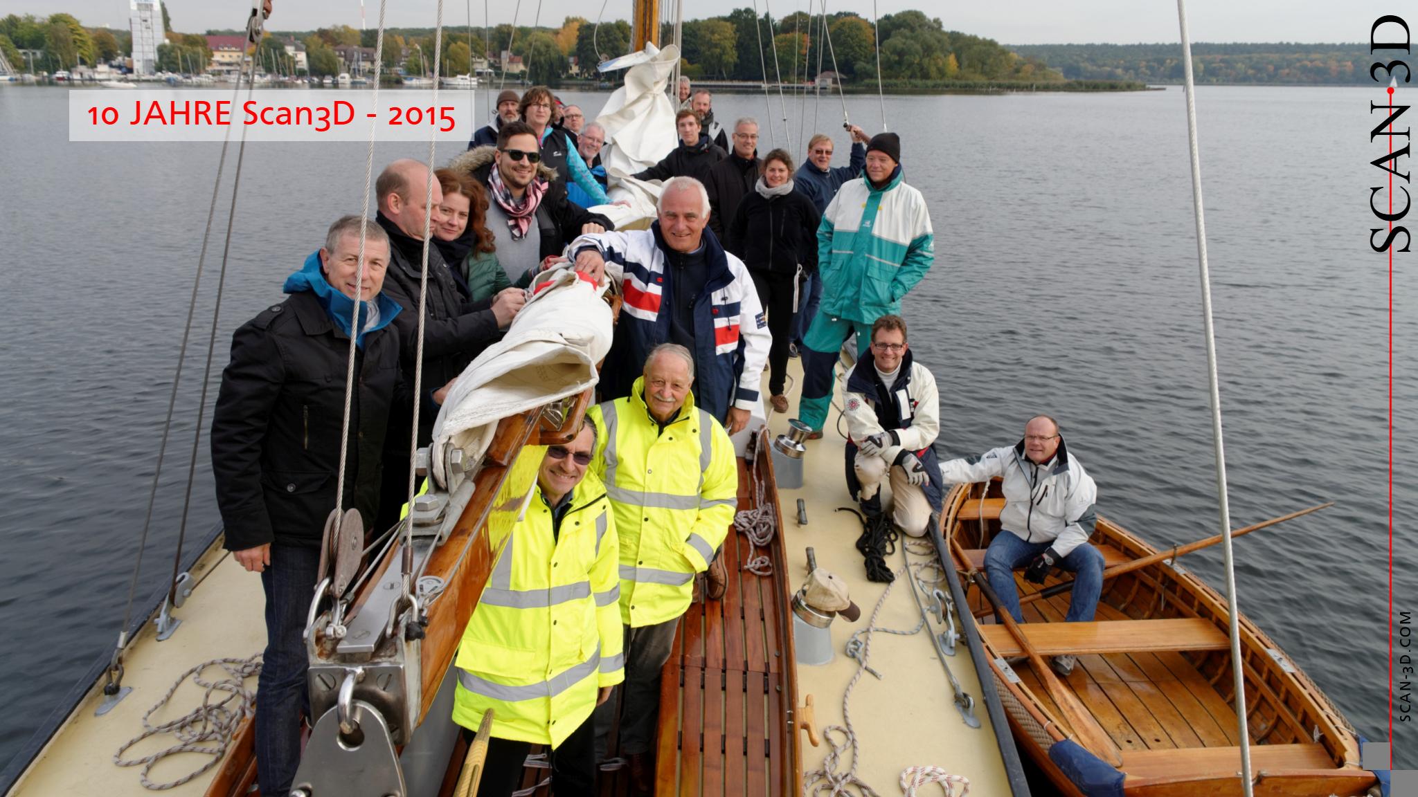 10 Jahre Scan3D Segelausflug 2015 Prosit IV